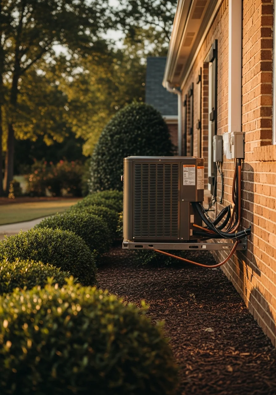 Service professional working on a Cherokee County residential property, showing expertise and careful attention to quality workmanship.