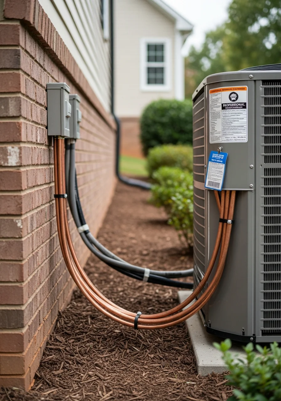 Close-up of professional service work on a DeKalb County home, showing quality craftsmanship and meticulous attention to property details.