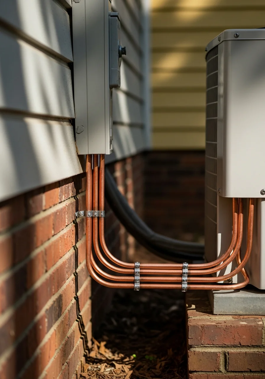 Close-up of professional service work on a home exterior in Oconee County, showing attention to detail and quality craftsmanship.